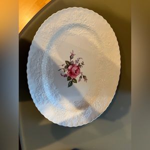 Vintage Spode Bridal Rose Bone China England Y2862 platter